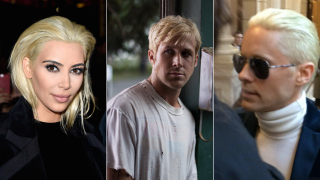 Illustration for article titled Kim Kardashian and Jared Leto Both Dye Their Hair Platinum Blah
